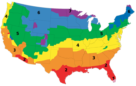 insulation r-value map